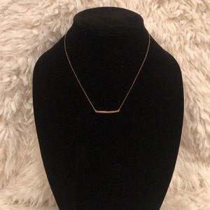 Bony Levy 14 Karat gold bar pendant necklace